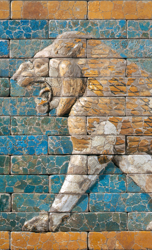Lion passant. Babylone. Musée du Louvre