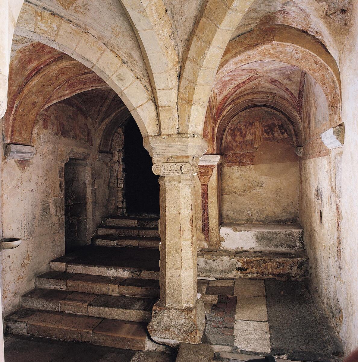Saint-Germin d'Auxerre, oratoire Saint-Étienne, vue vers le nord-ouest