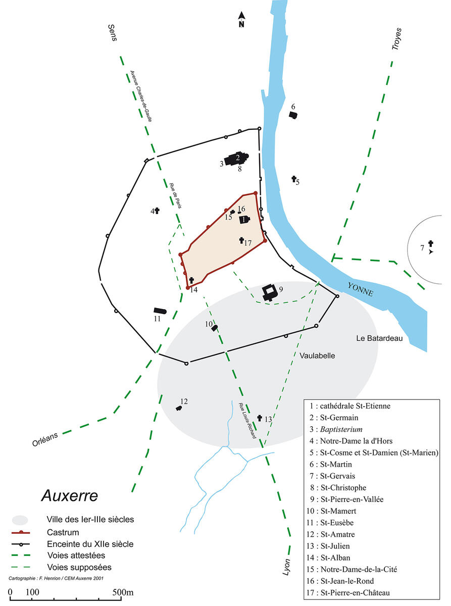 Castrum de la cité d'Auxerre
