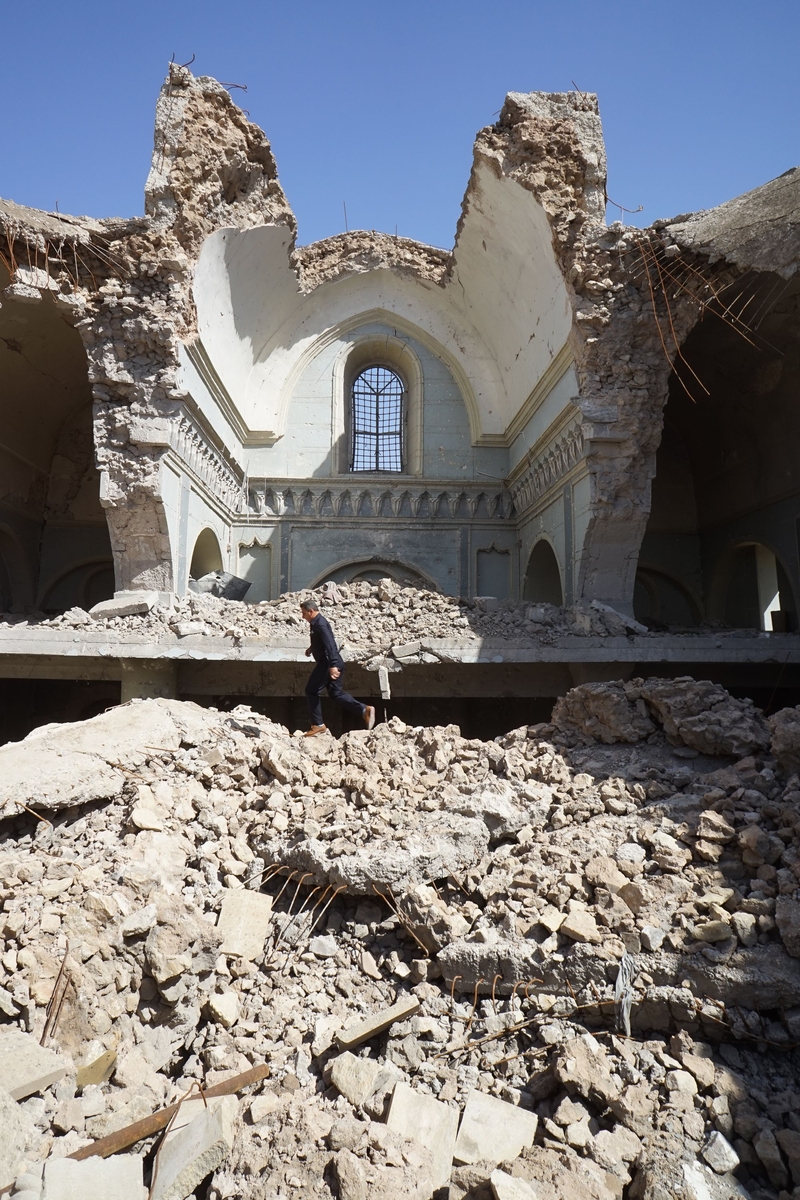 Église syriaque-catholique al-Tahira, Mossoul, 2018