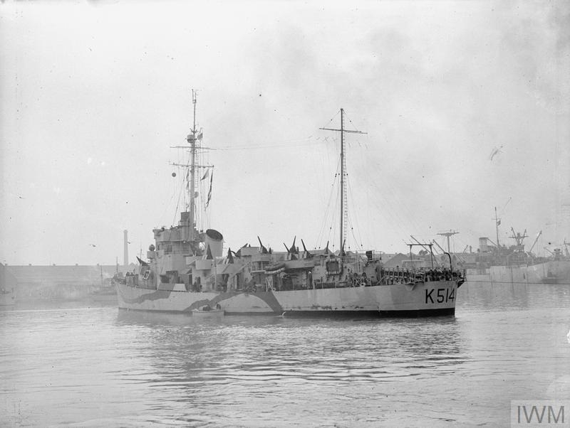 Le destroyer HMS Lawford