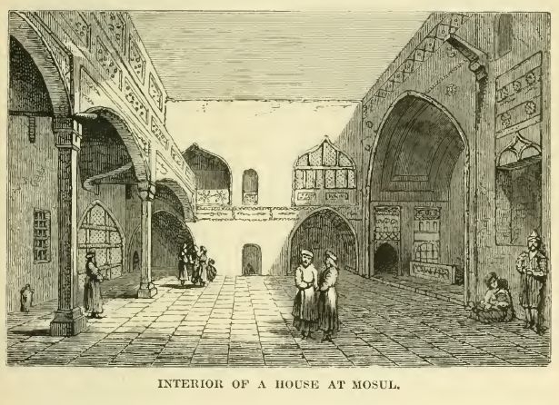 Intérieur d’une maison de Mossoul, 1876