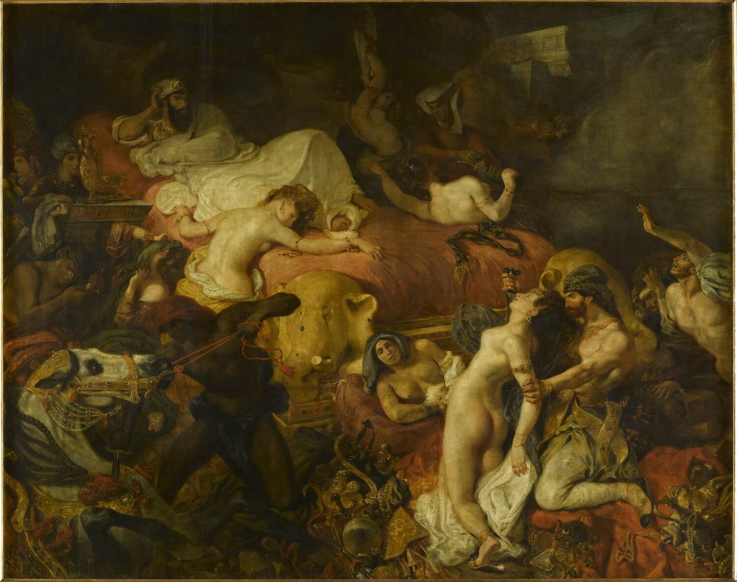 موت ساردانابال، بريشة أوجين دولاكروا، ١٨٢٧