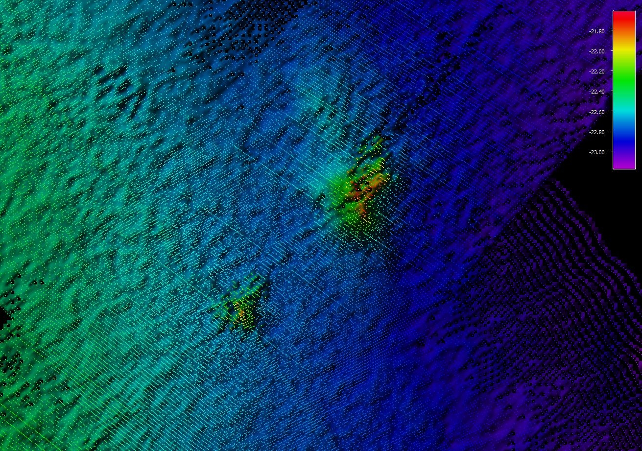 Levé au sondeur multifaisceau 