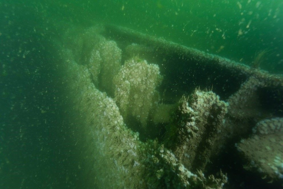 Membrures de la coque du cargo Norfalk