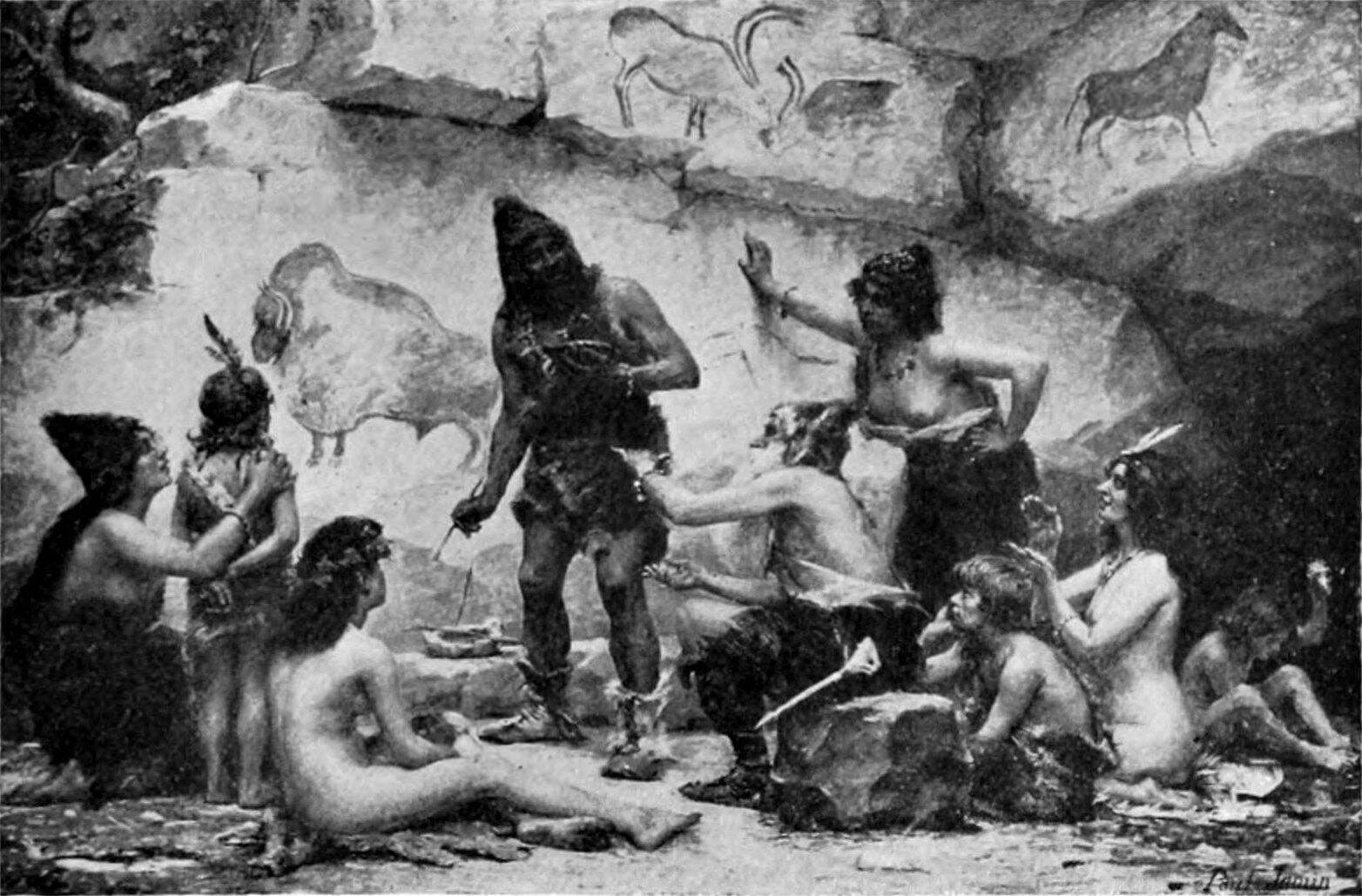 peintre décorateur à l'âge de pierre