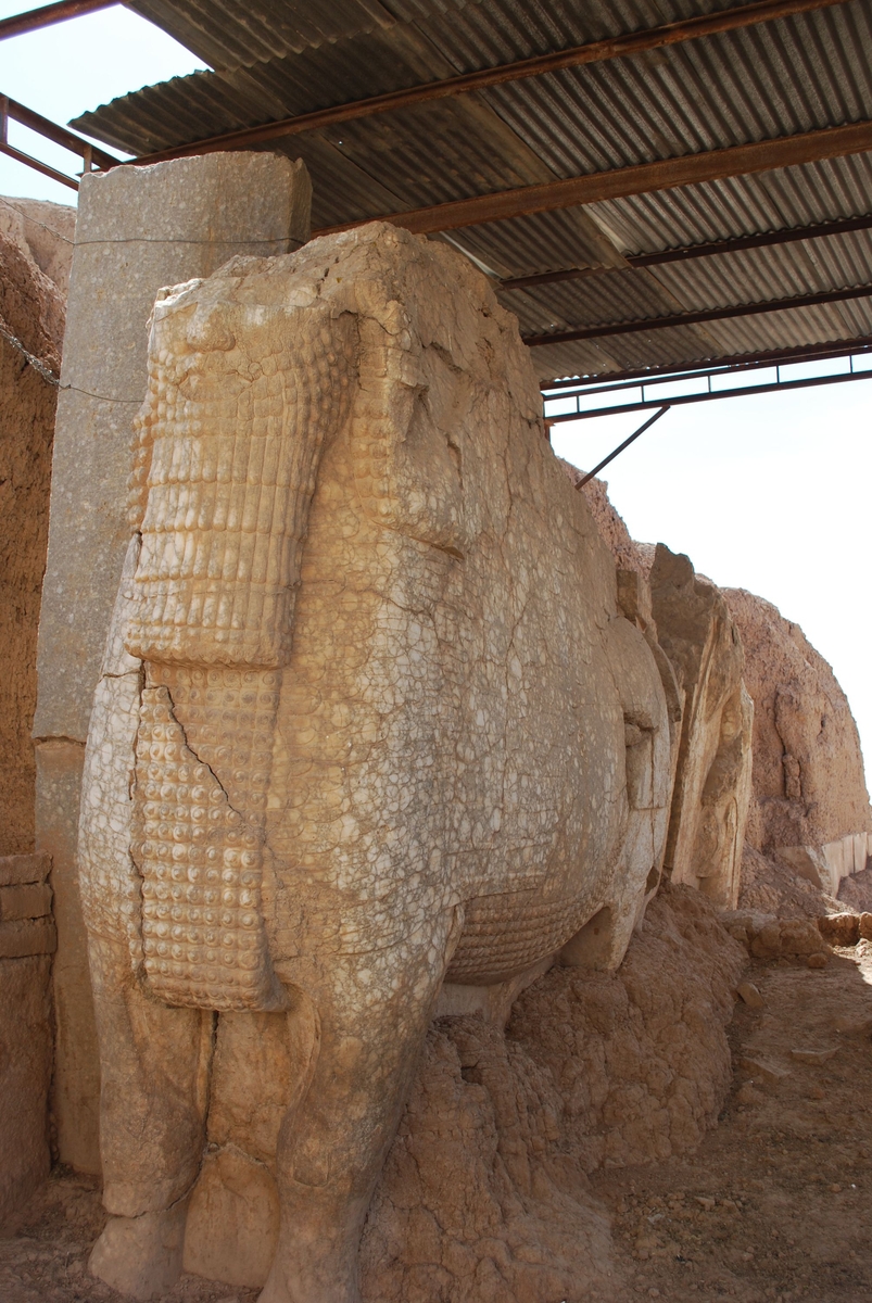 Taureau androcéphale ailé, Ninive, 2008