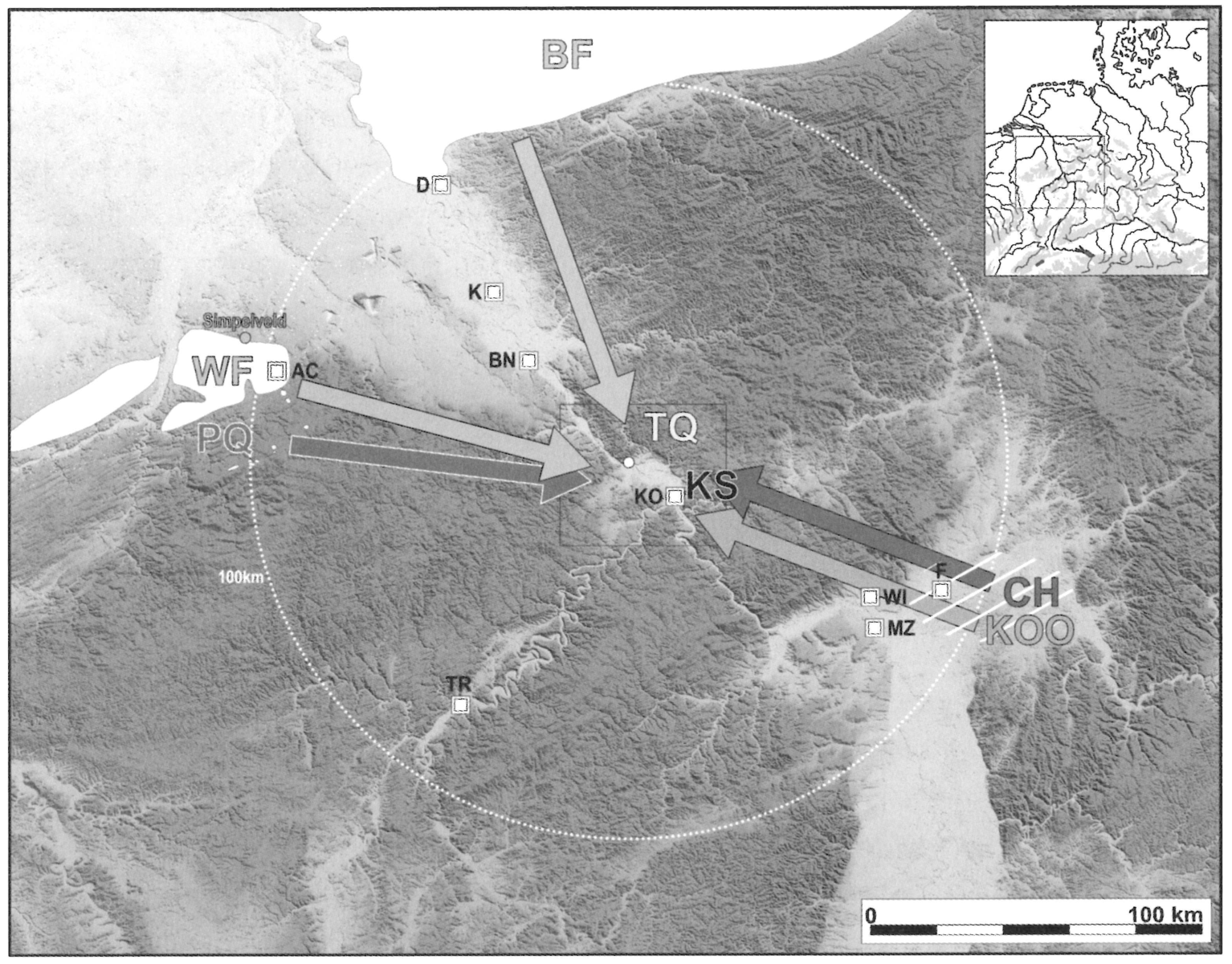 La provenance des silex de Gönnersdorf