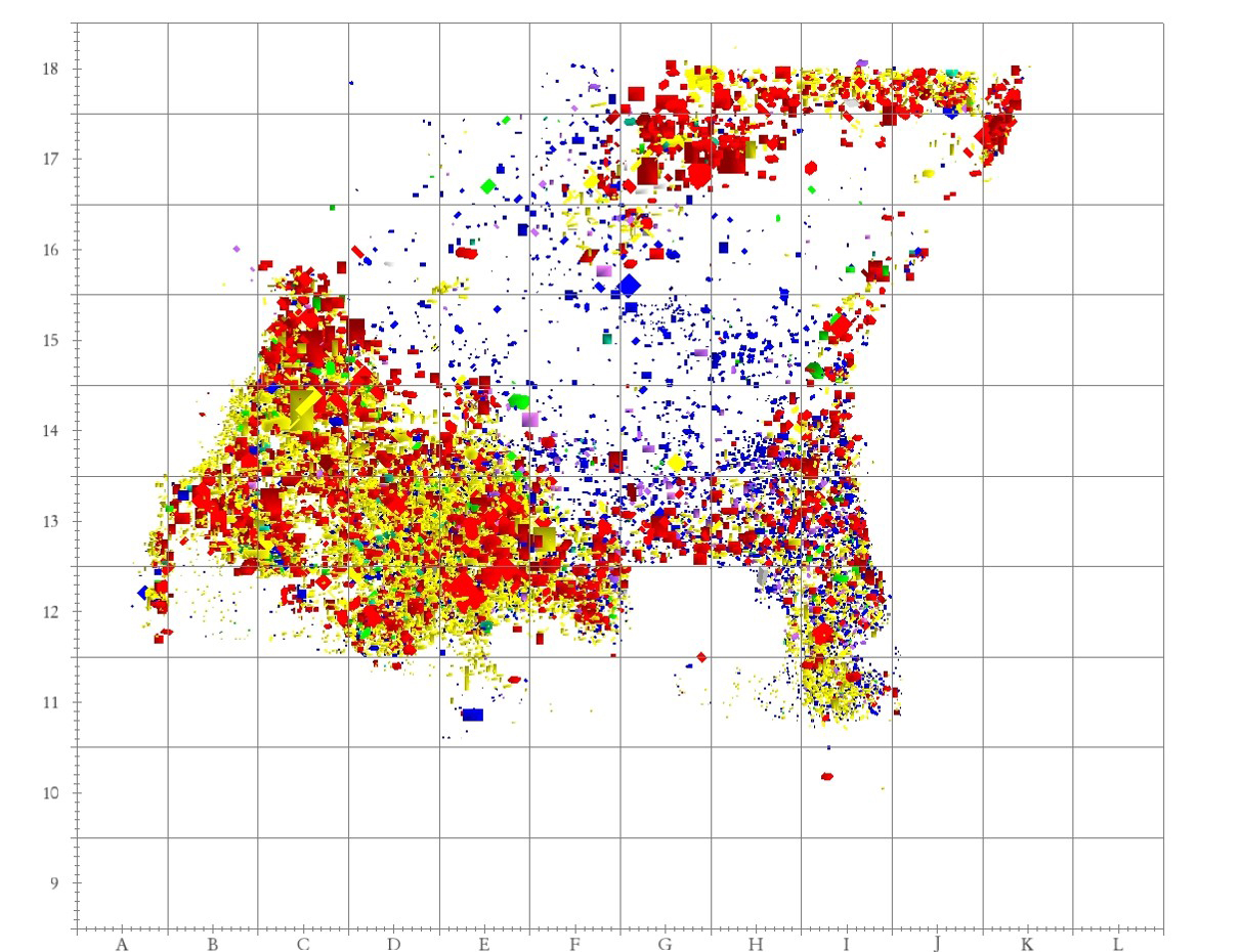 Résultat de l'étude palethnologique, vue en plan. L'Homme de Tautavel Chasseur de la Préhistoire.