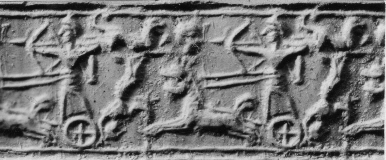 Personnage en char abattant un ennemi 