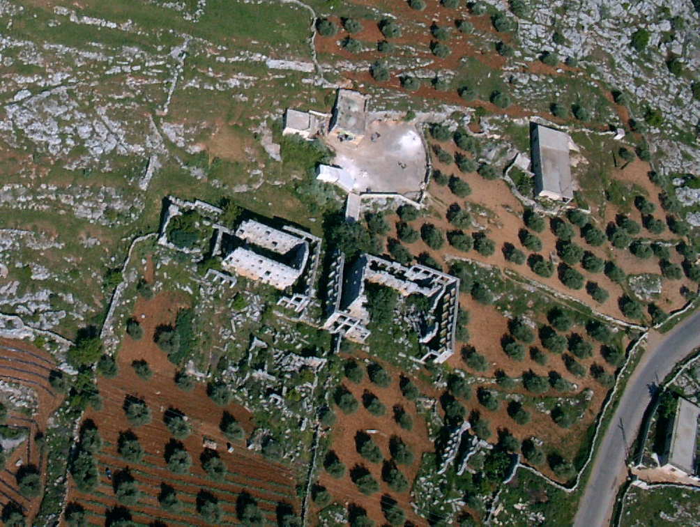 Vue aérienne du monastère sud-est