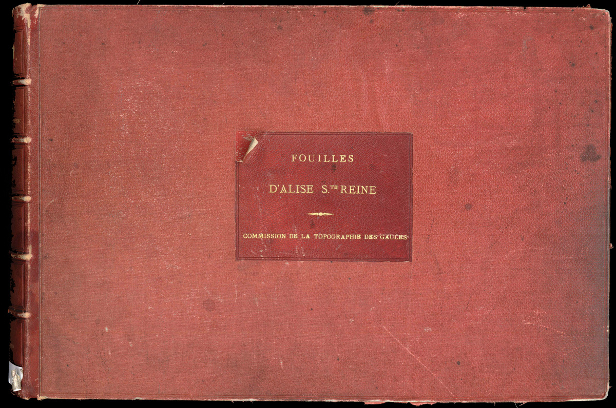 Couverture de l'album des Fouilles d'Alise-Sainte-Reine, 1861-1862
