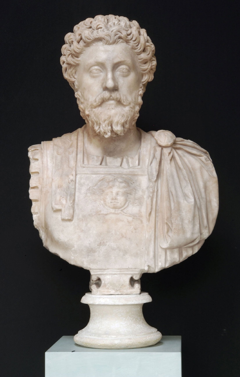 Buste de l'empereur Marc-Aurèle (vers 170-180) découvert à Chiragan