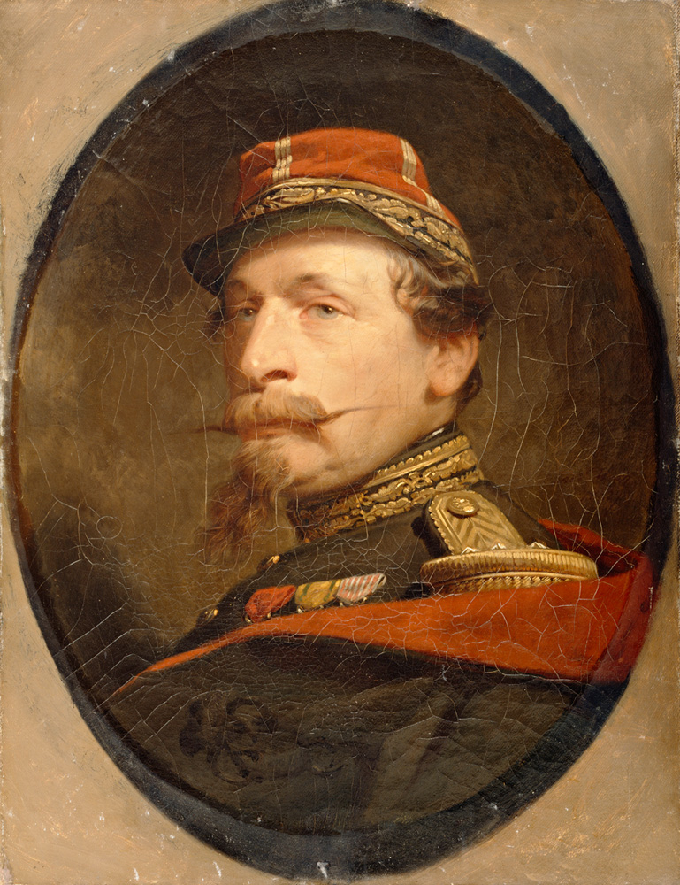 Peinture du portrait de Napoléon III datant de 1862