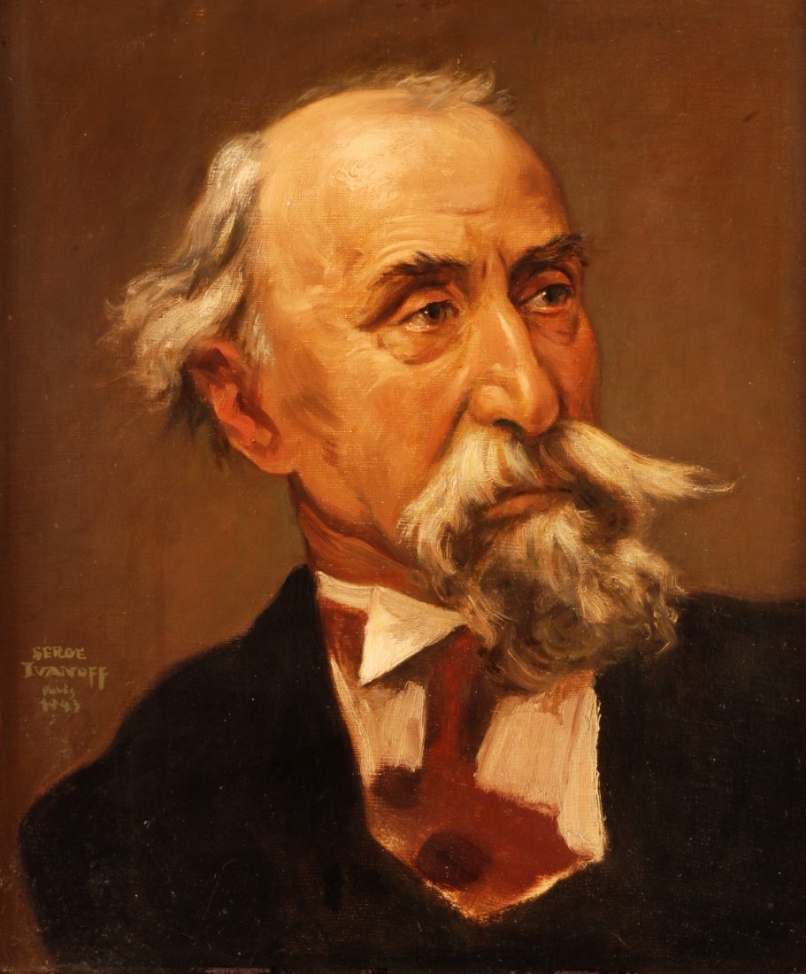 Portrait d'Archag Tchobanian, poète arménien lié à Jacques de Morgan.