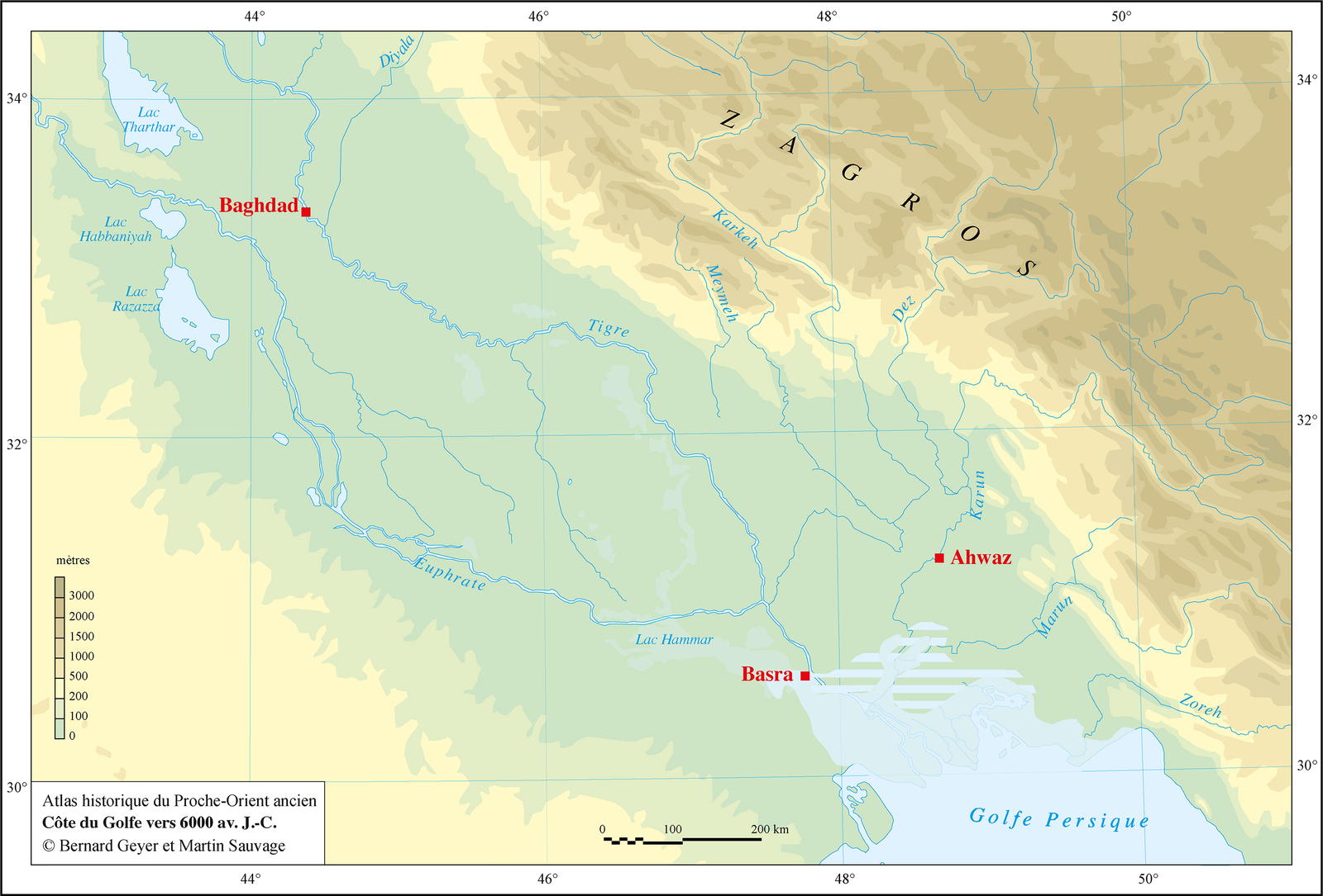 vers 6000 av. J.-C : début de l’occupation sédentaire de la région 