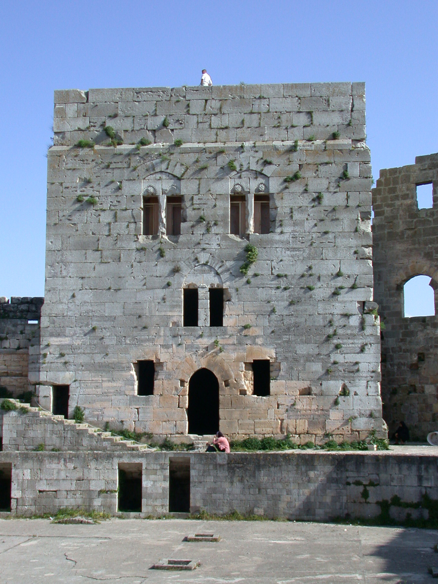 Photographie de la tour sud du donjon du Crac (Krak)