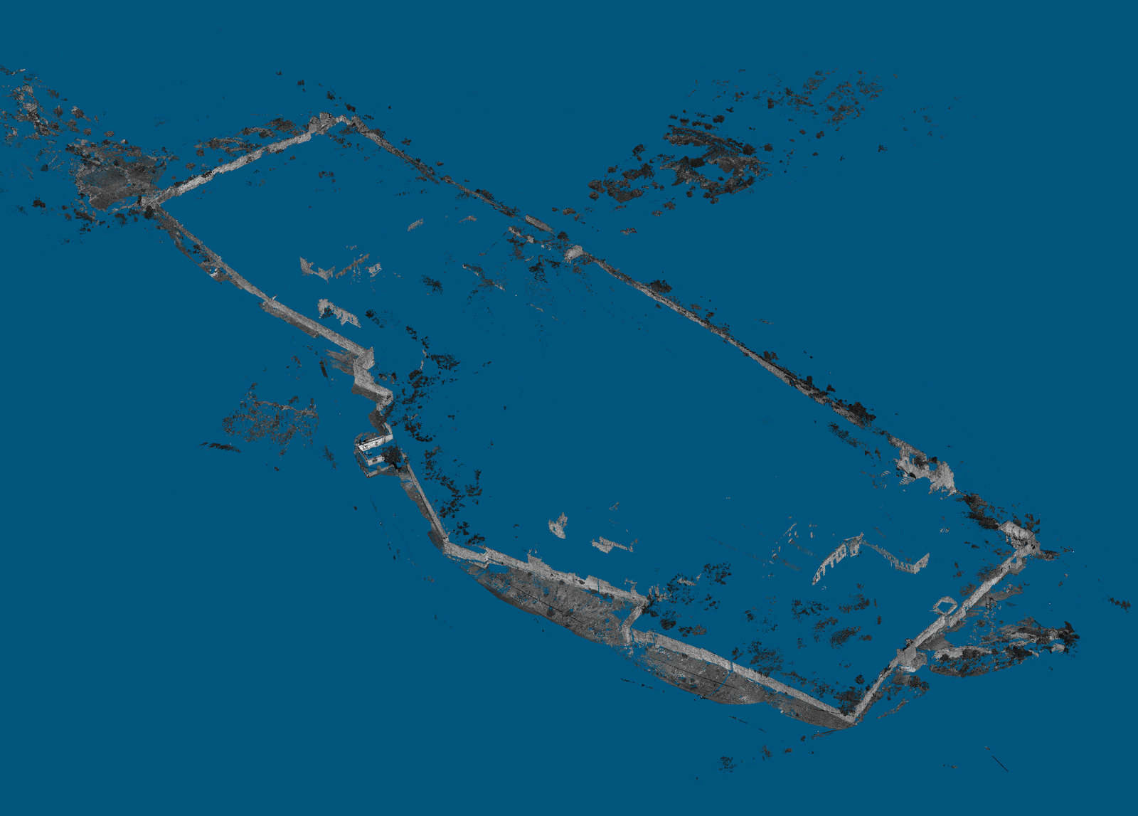 Nuages de point de l'enceinte