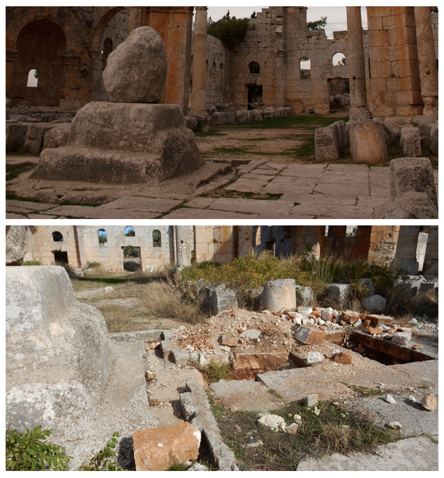 Pillage dans l'octogone central