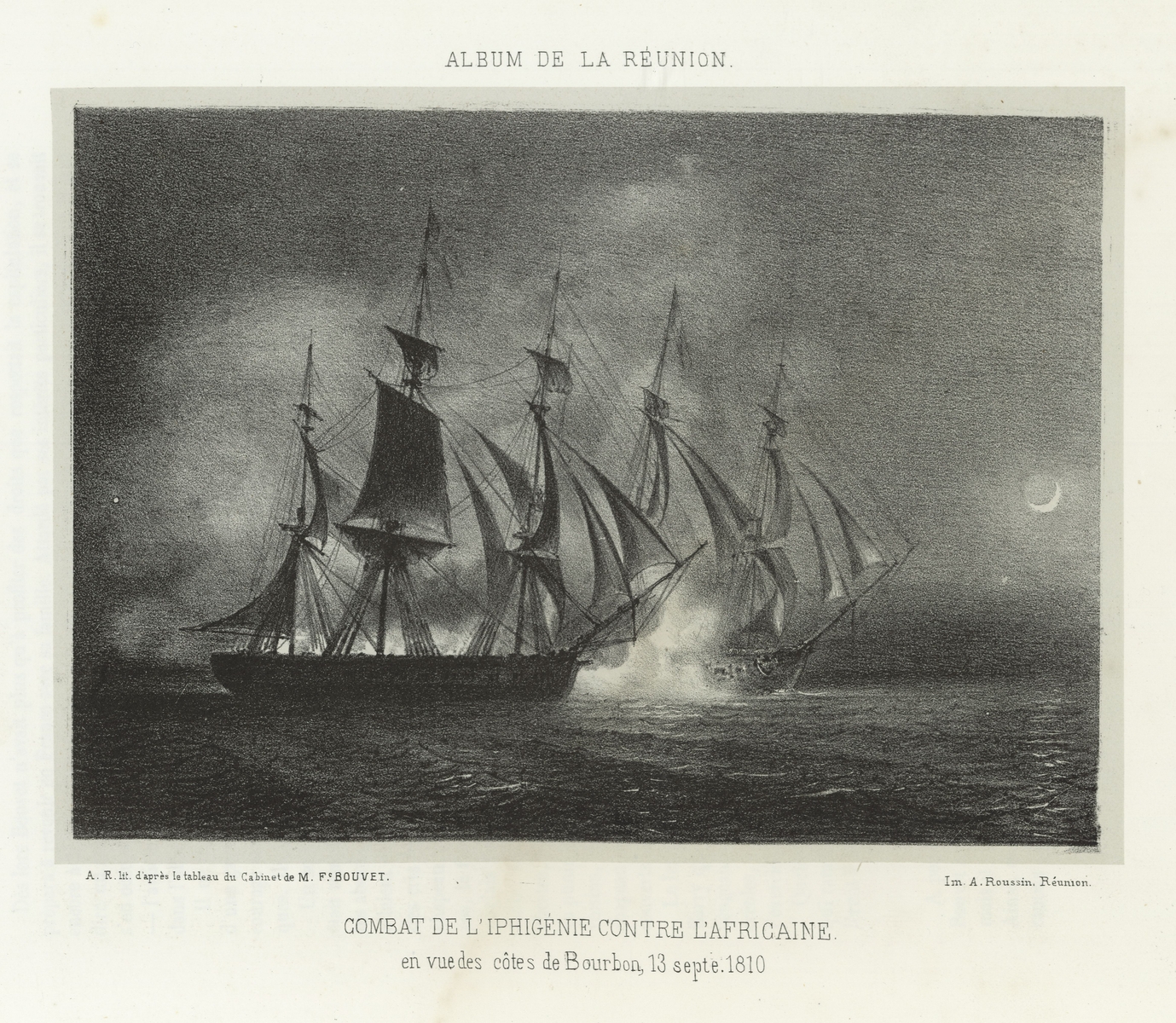 Combat de l'Iphigénie contre l'Africaine