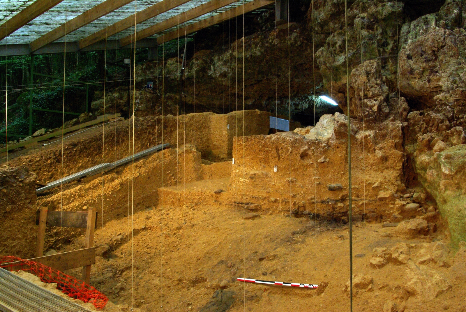 La grotte du Taillis des coteaux conserve un eexceptionnelle séquence chrono-culturelle du Paléolithique supérieur développée au sein d'une stratigraphie d'environ 5 mètres d'épaisseur. Les niveaux actuellement découverts concernent l'Aurignacien, le Gravettien, le Badegoulien, le Magdalénien inférieur et le Magdalénien moyen. Des indices de Solutréen ont aussi été découverts. Abris sculptés de la Préhistoire.