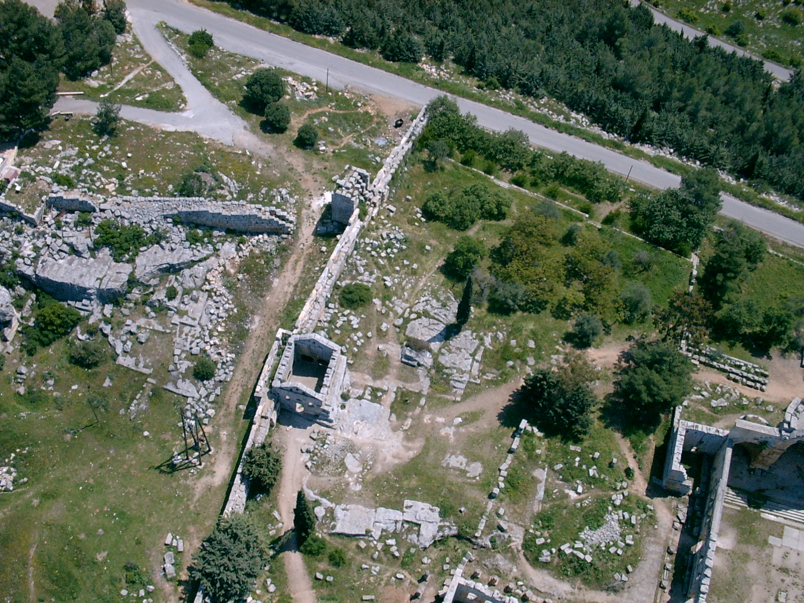 Vue aérienne des tours du nord