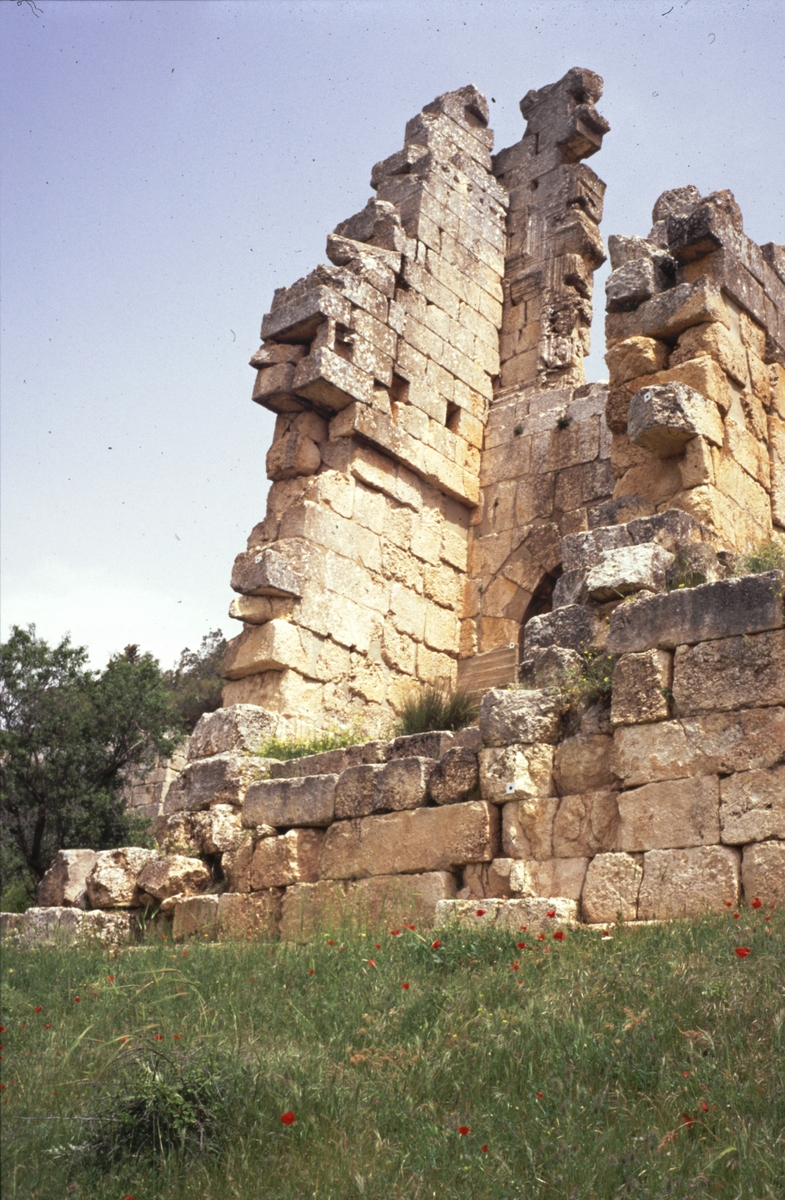 Contrefort nord de la basilique ouest