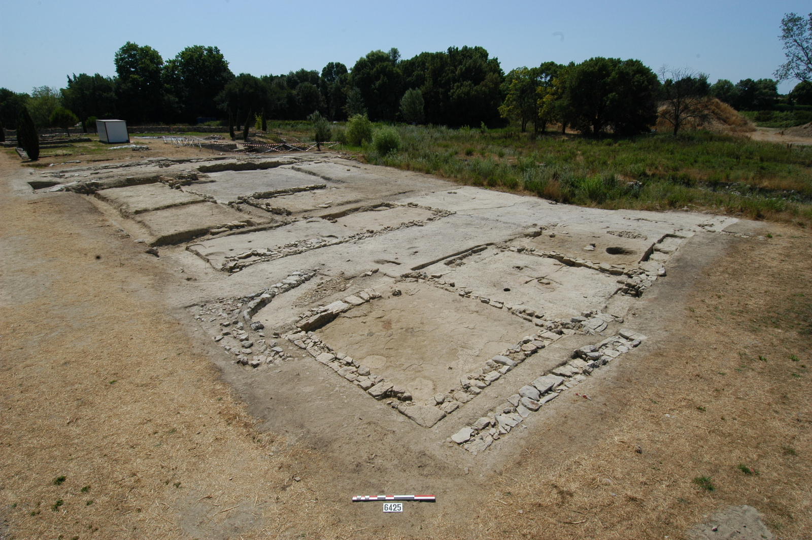Vue des deux maisons à cour