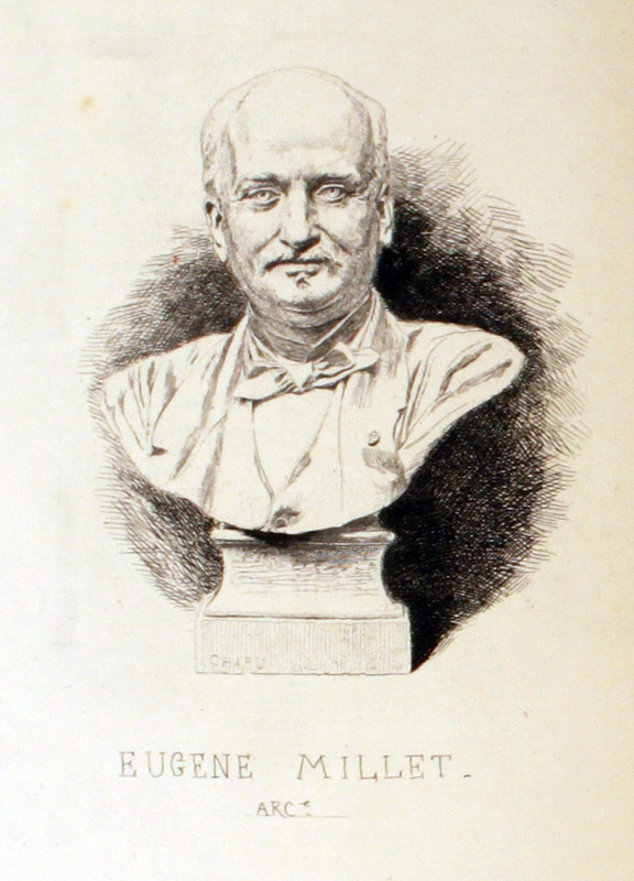 Dessin d'un buste d'Eugène Millet