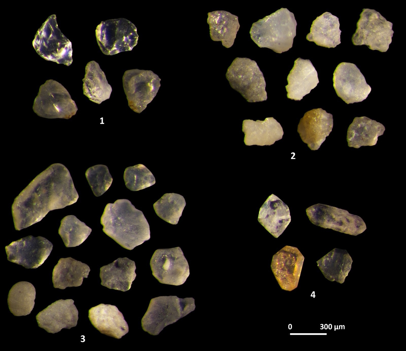 Morphoscopie des quartz