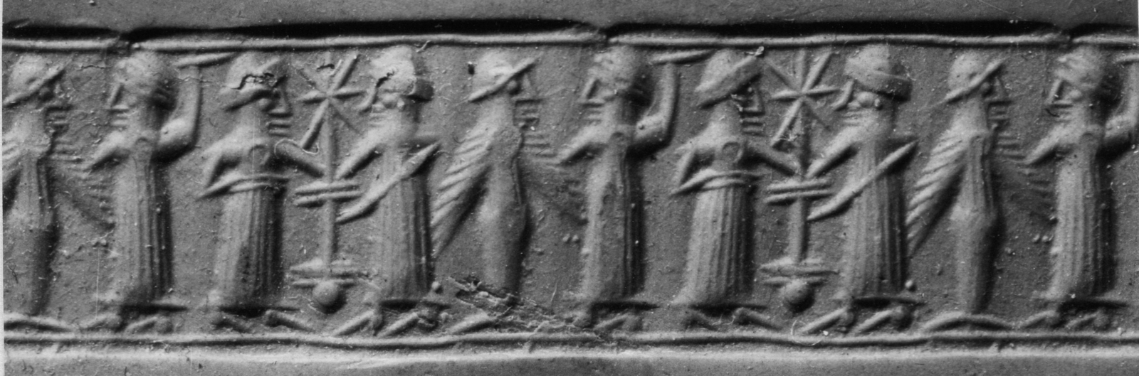 Arbre de vie et déesse ailée