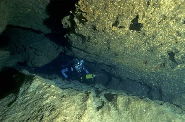 Salle sous-marine de la grotte Cosquer