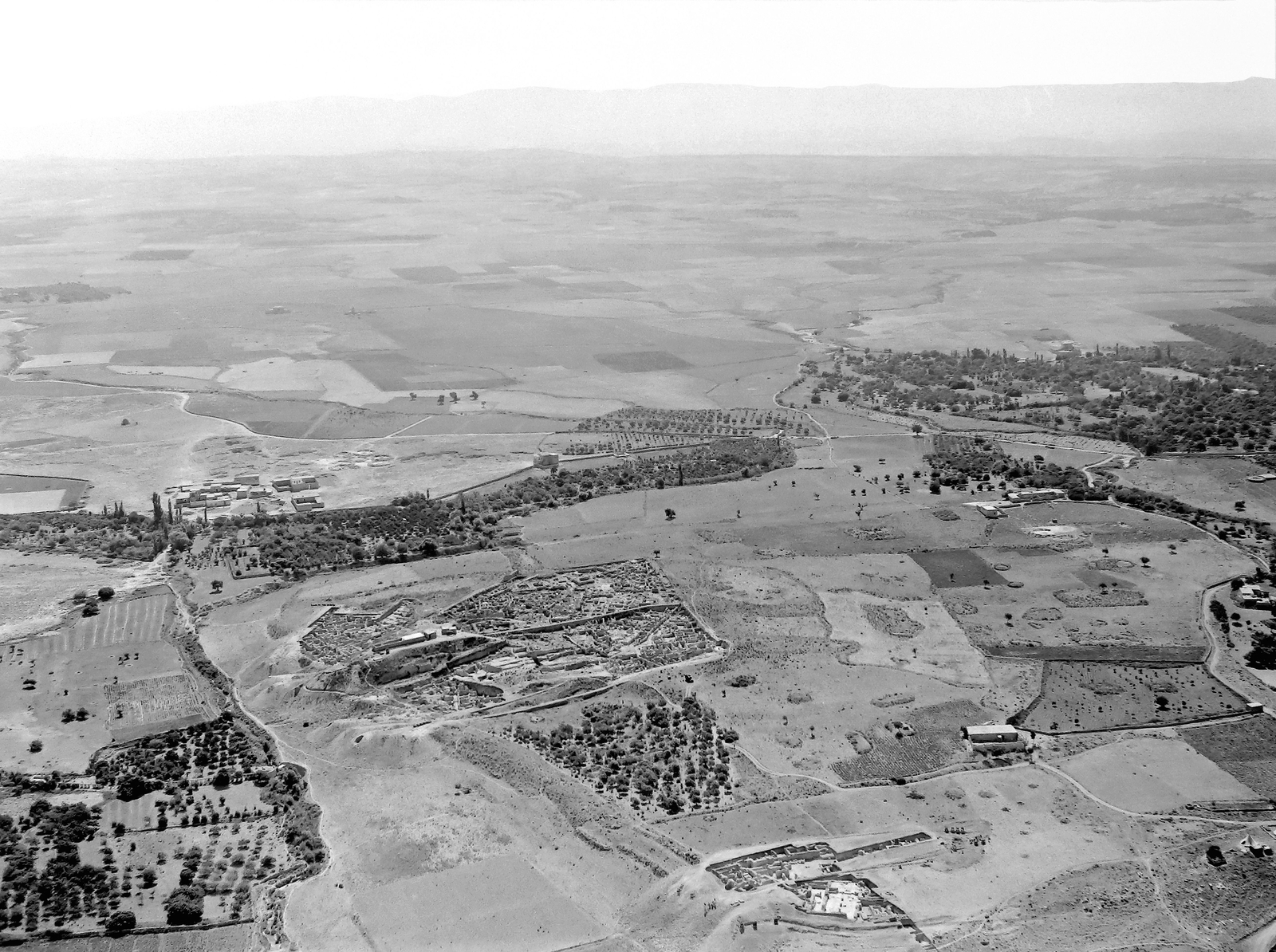Photo aérienne de Ras Shamra, juin 1937