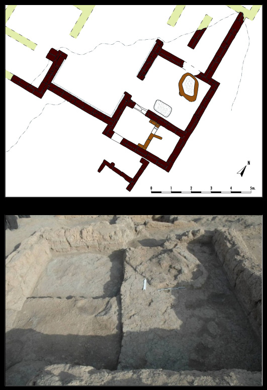 Niveau 2B2 : cuisine déplacée dans la pièce annexe