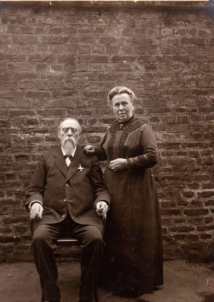 Photo prise vers 1910 des parents d’August Hütten - Hannelore Börger