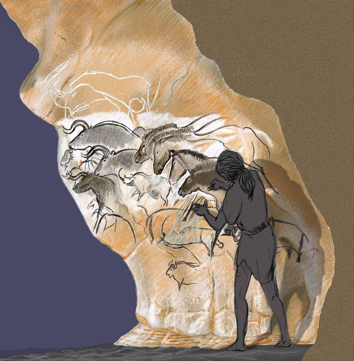 Les 4 chevaux : le dernier cheval (celui du bas)