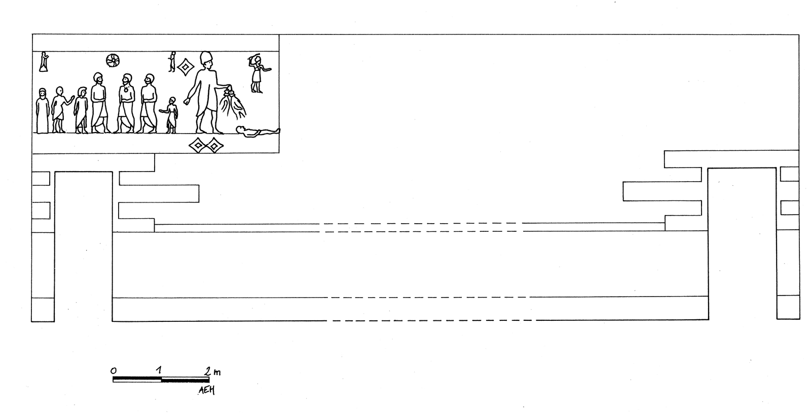 Décors de la cour du Palmier (Cour 106)