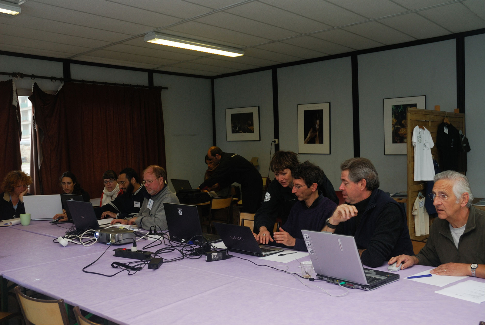 Photographie de la formation des fouilleurs