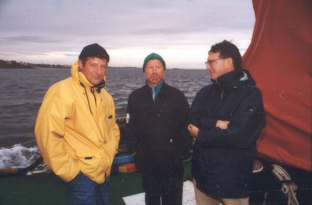 Photographie de trois chercheurs