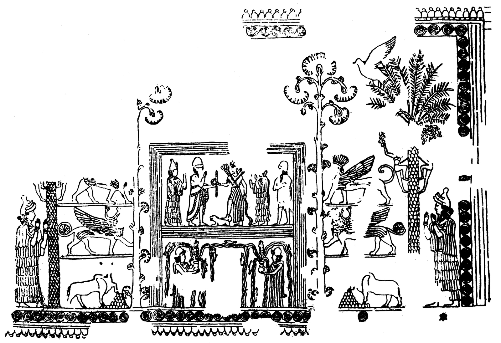 Relevé de la Peinture de l'Investiture