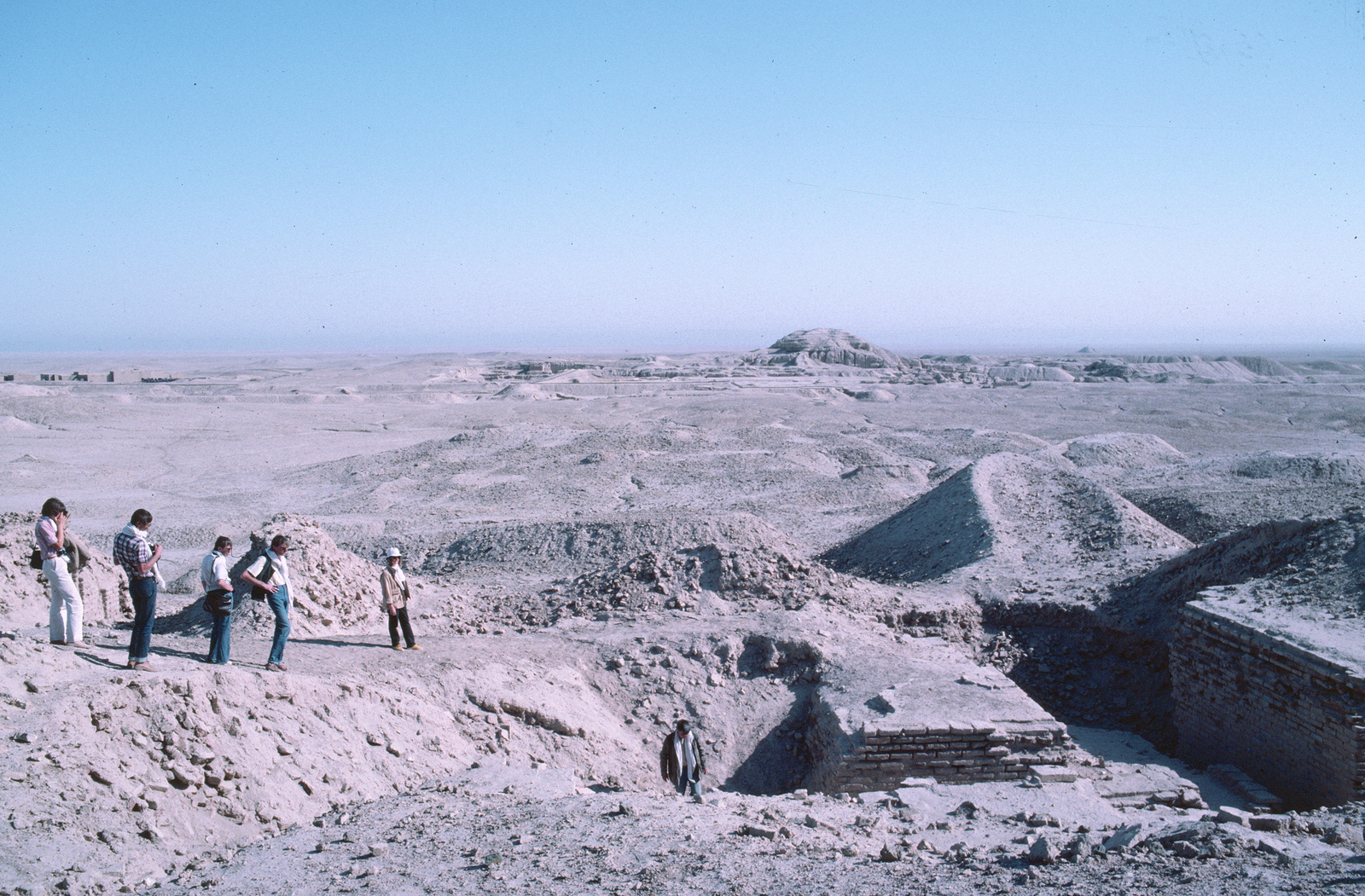 Le secteur de l’Irrigal. © Mission Archéologique française de Larsa-‘Oueili, cliché Joël Suire