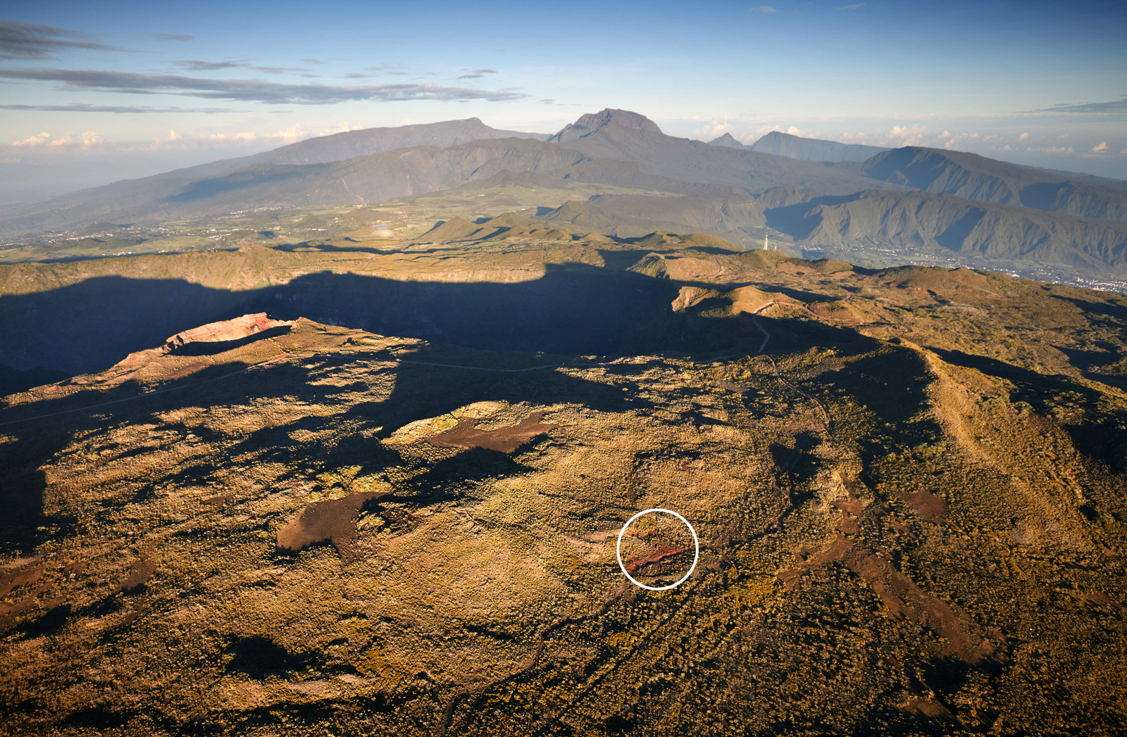 Aerial view (Saint-Joseph / Le Tampon, Caverne des Lataniers)