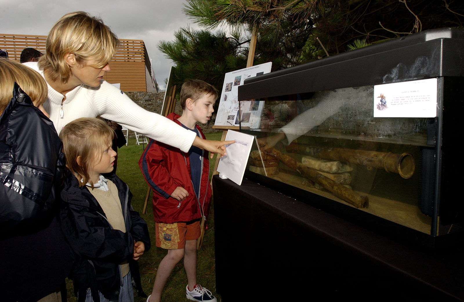 Photographie de la journée portes ouvertes en 2005