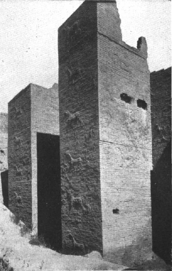 Photographie ancienne de la Porte d'Ishtar