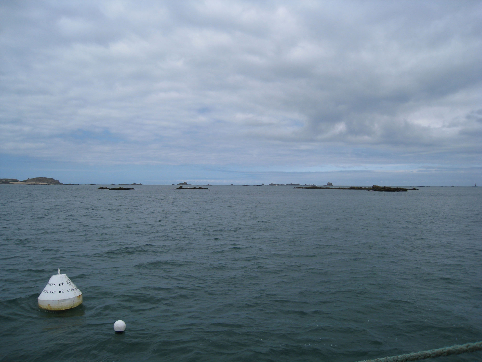 Photographie du site de la Natière à marée basse