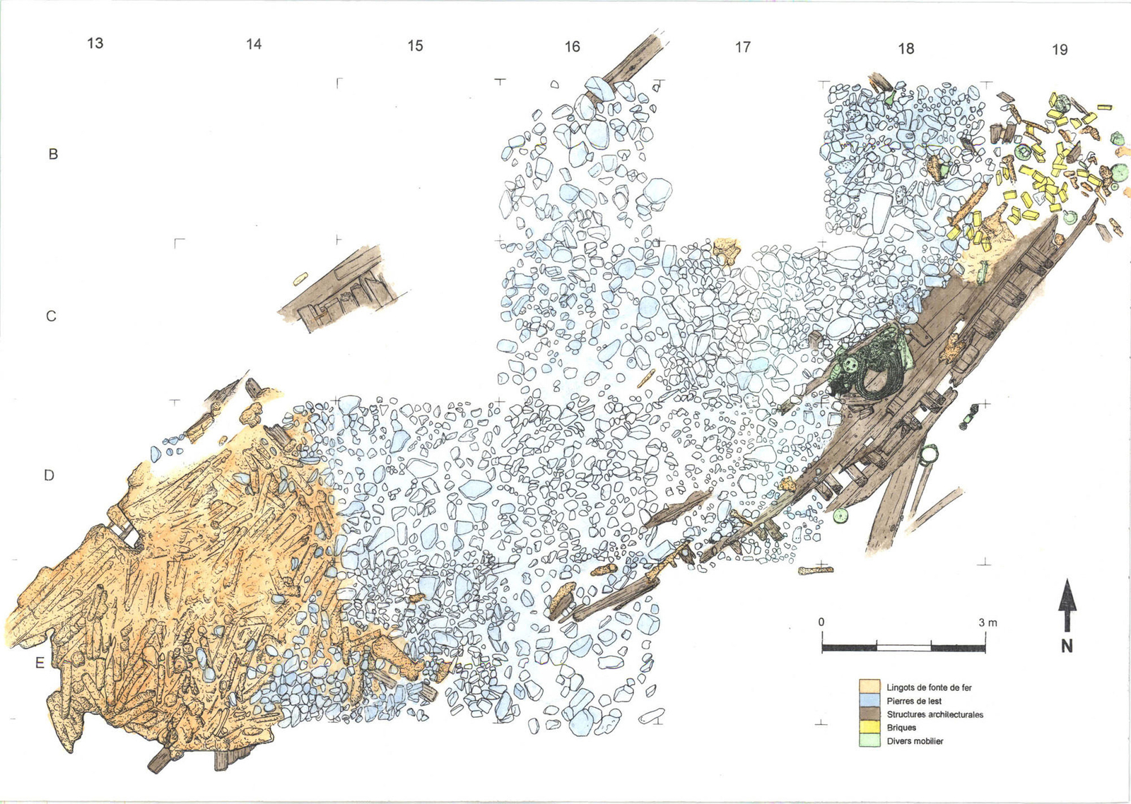 Plan de l'Aimable Grenot en 2001