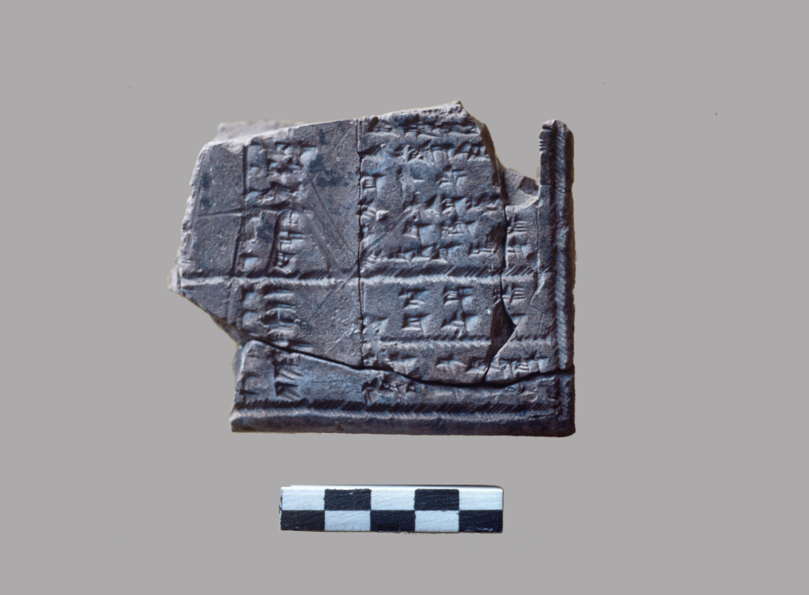 Une tablette tardive. © Mission Archéologique française de Larsa-‘Oueili, ARCH. MAE, JLH275_01_28