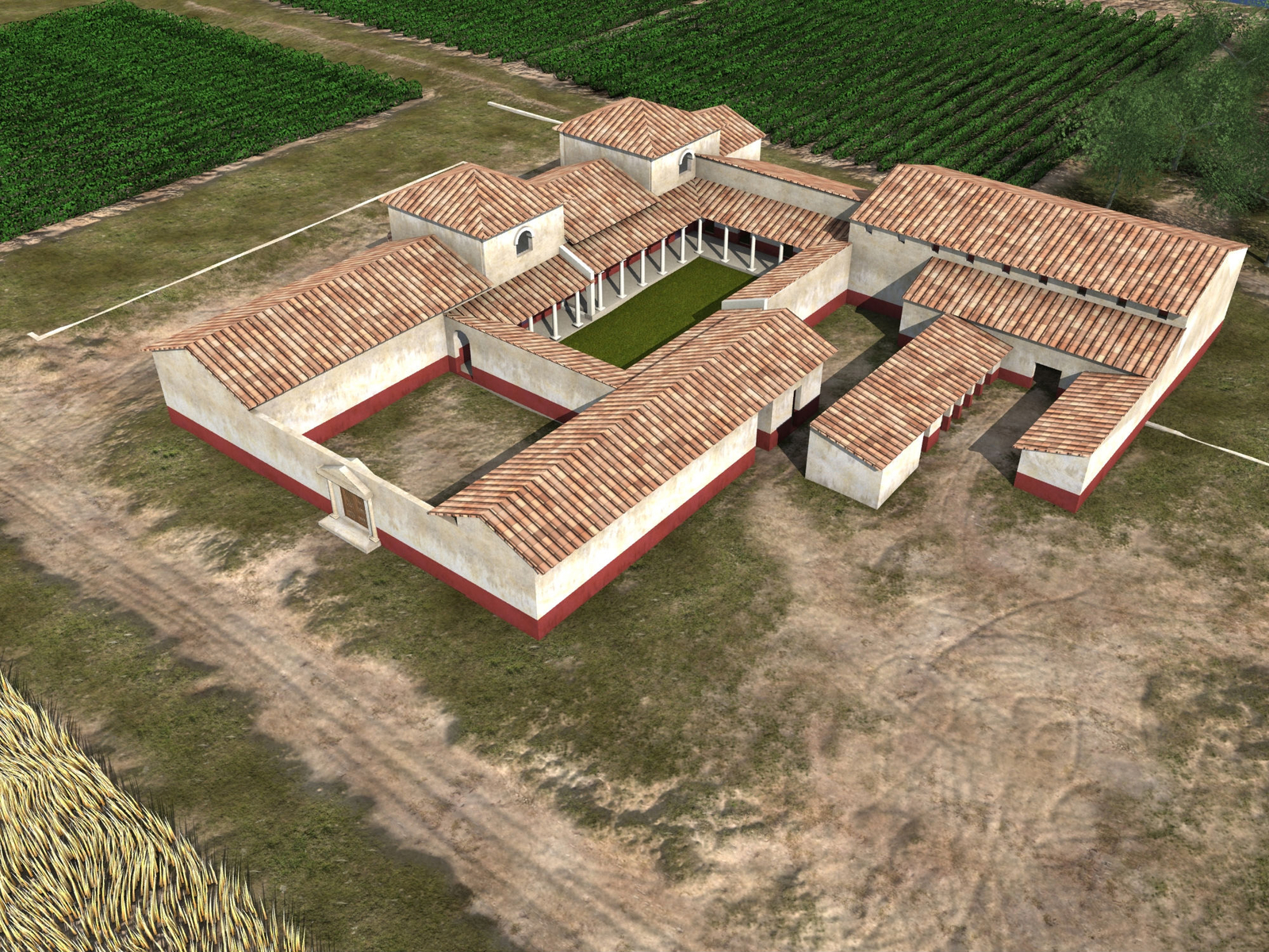La villa de Loupian au début du IVe siècle 
