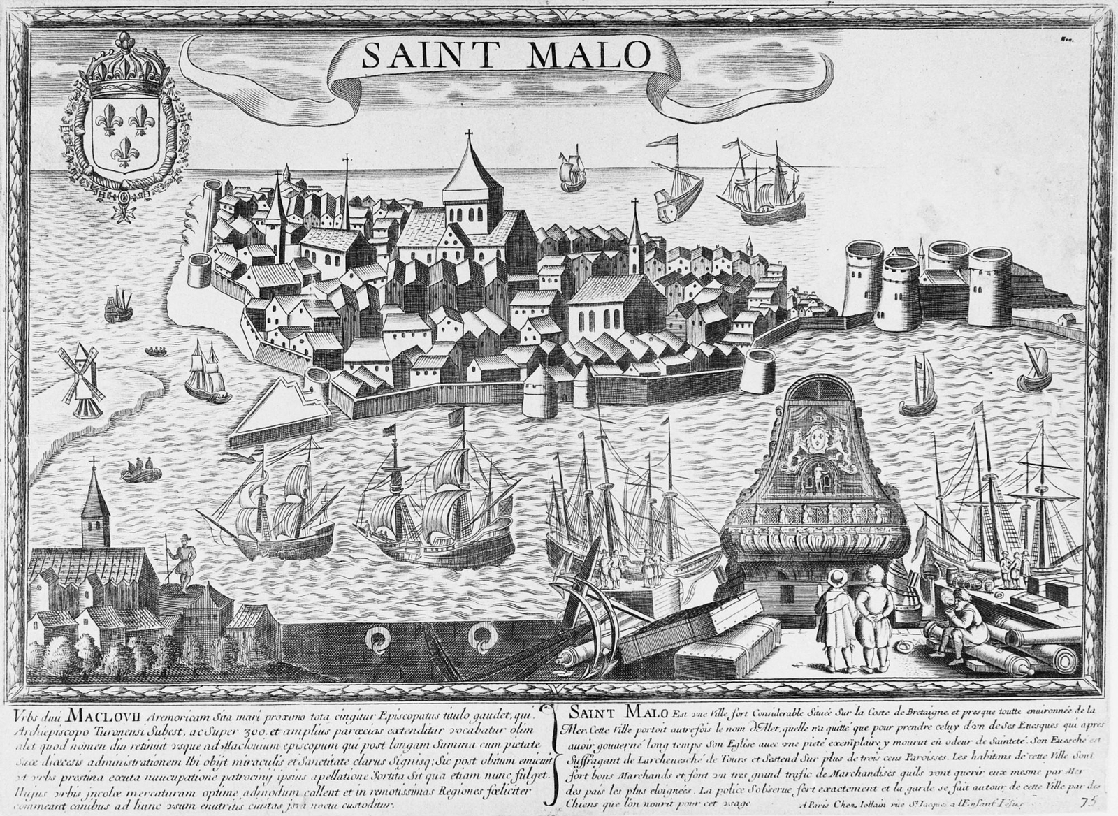 Dessin de Saint-Malo