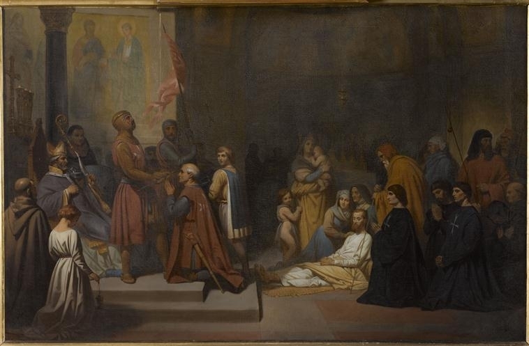 Peinture officielle de l'Odre des Hospitaliers de Jérusalem